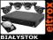 ZESTAW REJESTRATOR 4 KAMERY AKCESORIA CCTV Z153