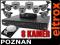 ZESTAW MONITORING 8 KAMER HDD REJESTRATOR Z268