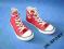 CONVERSE__CZERWONE TRAMPKI__IDEAŁ__31,5 (19 CM)