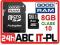 KARTA PAMIĘCI GOODRAM micro SDHC 8GB CLASS 10 +ADP
