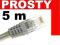 5 M KABEL SIECIOWY PROSTY UTP RJ45 CAT. 5E GW12 FV
