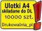 Ulotki A4 składane do DL - 10000 szt. Dwustronne