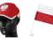 ZESTAW KIBICA czapka,flaga Polska Euro 2012