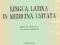Lingua Latina In Medicina Usitata - Położna