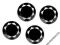 Naturalny 14,30Ct+ Czarny jak kruk Diament Soliter