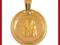 ZŁOTY MEDALIK NA PREZENT - CHRZEST, KOMUNIA