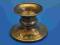 Piękny solidny świecznik , mosiądz