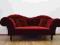 Pluszowy Chesterfield Sofa Pikowana NOWA