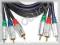 Kabel COMPONENT 3x RCA (Chincz) 10m PROFI