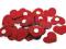 Filcowe serca - 24 sztuki scrapbooking