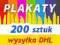 PLAKATY A2 200 szt - 48h - SUPER JAKOŚĆ PLAKAT