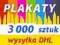 PLAKATY A2 3000 szt - 48h - SUPER JAKOŚĆ PLAKAT