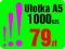 Ulotka A5 1000 szt. kolor ulotki SUPER JAKOŚĆ