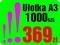 Ulotka A3 1000 szt. 2 str. ulotki NAJTANIEJ !