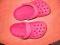 różowe crocs roz. 6-7 wkładka 15 cm