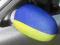 FLAGZONE FLAGA UKRAINA POKROWCE FLAGI NA LUSTERKA