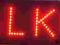 LED REKLAMA WEWNĘTRZNA ALKOHOLE 135 X 25 CM