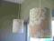 Para lamp sufitowych w koronkowym lnie