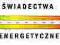 ŚWIADECTWO ENERGETYCZNE,AUDYTY, CERTYFIKAT