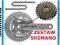 ZESTAW SHIMANO KORBA + ŁAŃCUCH + 6 RZĘDOWY