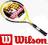 RAKIETA WILSON PRO 25 + POKROWIEC / Wiek 9-10 lat