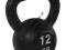 Hantla żeliwna BODYSOLID KETTLEBELL 12kg czarna