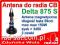 ANTENA CB DELTA 875 3-cewkowa GRATIS GUMA OCHRONNA