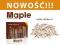 Drewniane klocki MAPLE 50szt opakowanie kartonowe