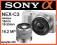 Sony NEX-C3K ob. 16mm + 18-55mm kolor srebrny GW2L