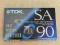 TDK SA 90 zafoliowana CHROM