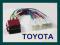 ZŁĄCZE ADAPTER  ISO KOSTKA TOYOTA COROLLA YARIS