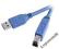 Kabel USB 3.0 typu A<->USB 3.0 typu B.