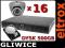 ZESTAW MONITORINGU 16 X KAMERA 600 LINII Z339