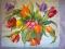 Obraz haft krzyżykowy 54x45 - Kwiaty