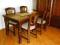 Komplet stół i 4krzesła dębowe