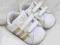 ADIDAS*Boskie oryginalne skórzane adidaski*0-6m