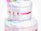Tort pieluch pampers 24h chrzest urodziny prezent Tort pieluch pampers 24h chrzest urodziny prezent