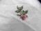 SHABBY chic proste różane prześcieradło 150x225
