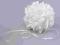 Kula kwiatowa 15 cm biała 3 szt ślub KUKM-008a