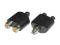 ADAPTER AUDIO JACK 3,5 mm - 2 x RCA Chinch PS3