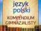 Język polski - Kompendium gimnazjalisty OKAZJA