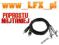 PO PROSTU NAJTANIEJ Kabel 2x RCA - 2x Jack Mono 1m