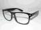 Okulary Ray Wayfarer KUJONKI NERDY czarne białe !