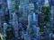 NOWY JORK - MANHATTAN (BLUE HOUR) plakat 61x91.5cm