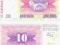 BOŚNIA I HERCEGOWINA 10 Dinara 1992  P-10 UNC