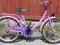Sliczny rower dzieciecy koła 20 różowy