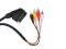 Kabel EURO wtyk - 4 x Cinch wtyk Audio-Video 1,5m