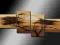 ARTMI obraz 4 obrazy art deco afryka  140x60c