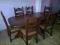 Solidny stół + 6 krzeseł