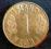 ISLANDIA 1 KRONA 1966 KM12a Londyn